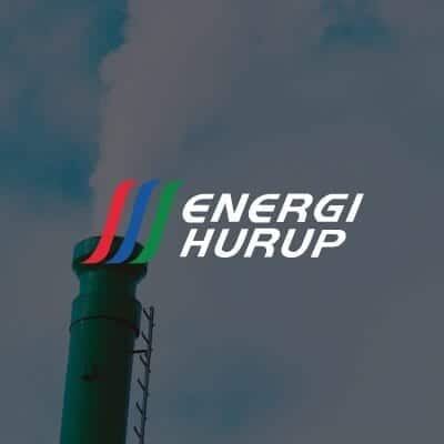 Energi Hurup logo på mørk baggrund
