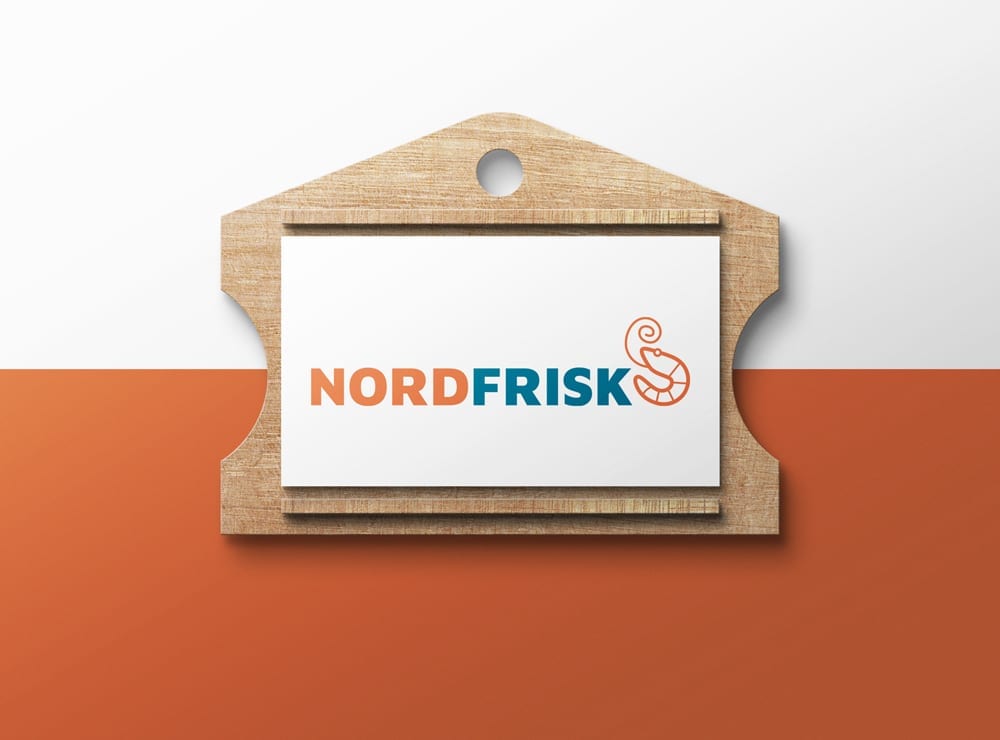 Mockup af logo til Nordfrisk