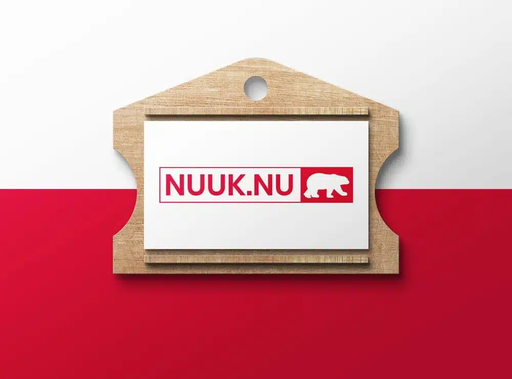 Mockup af logo til Nuuk.nu