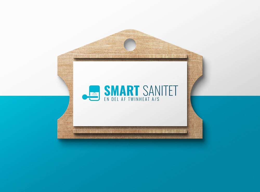 Mockup af logo til til Smartsanitet