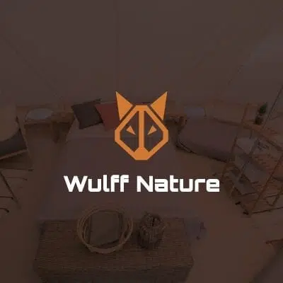 Wulff Nature logo på baggrund