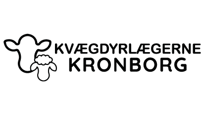 Kvægdyrlægerne Kronborg logo sort