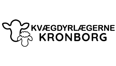Kvægdyrlægerne Kronborg logo sort