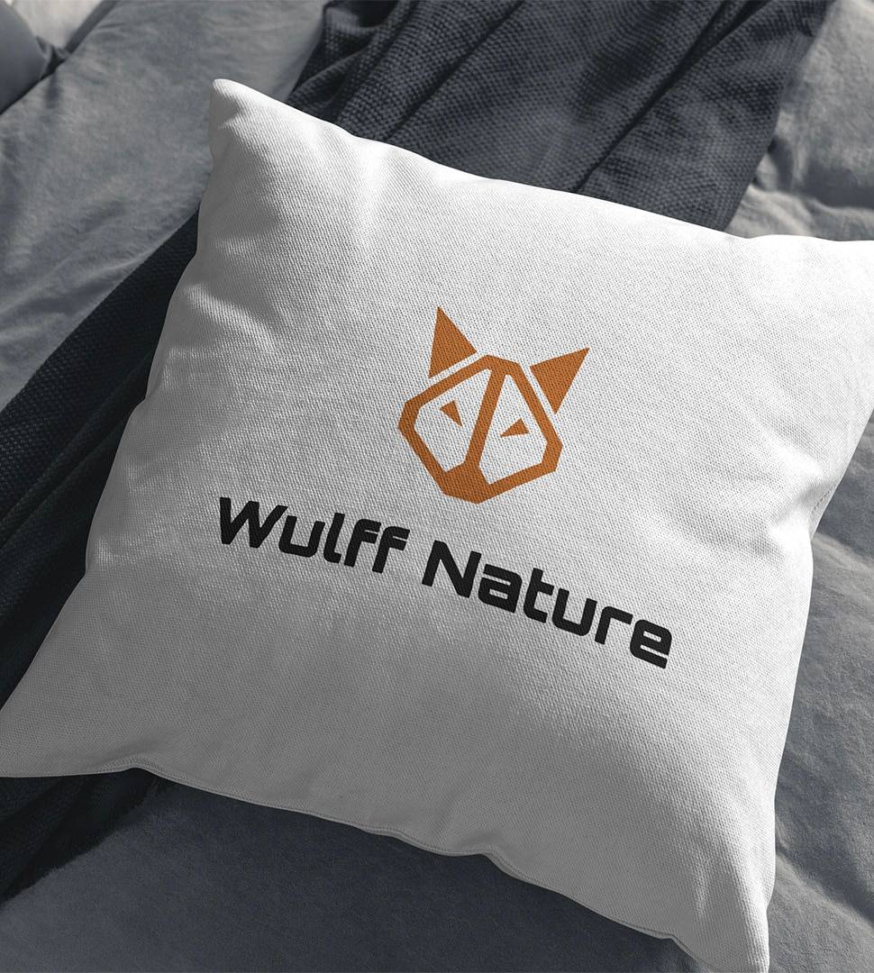 Wulff Nature logo mockup